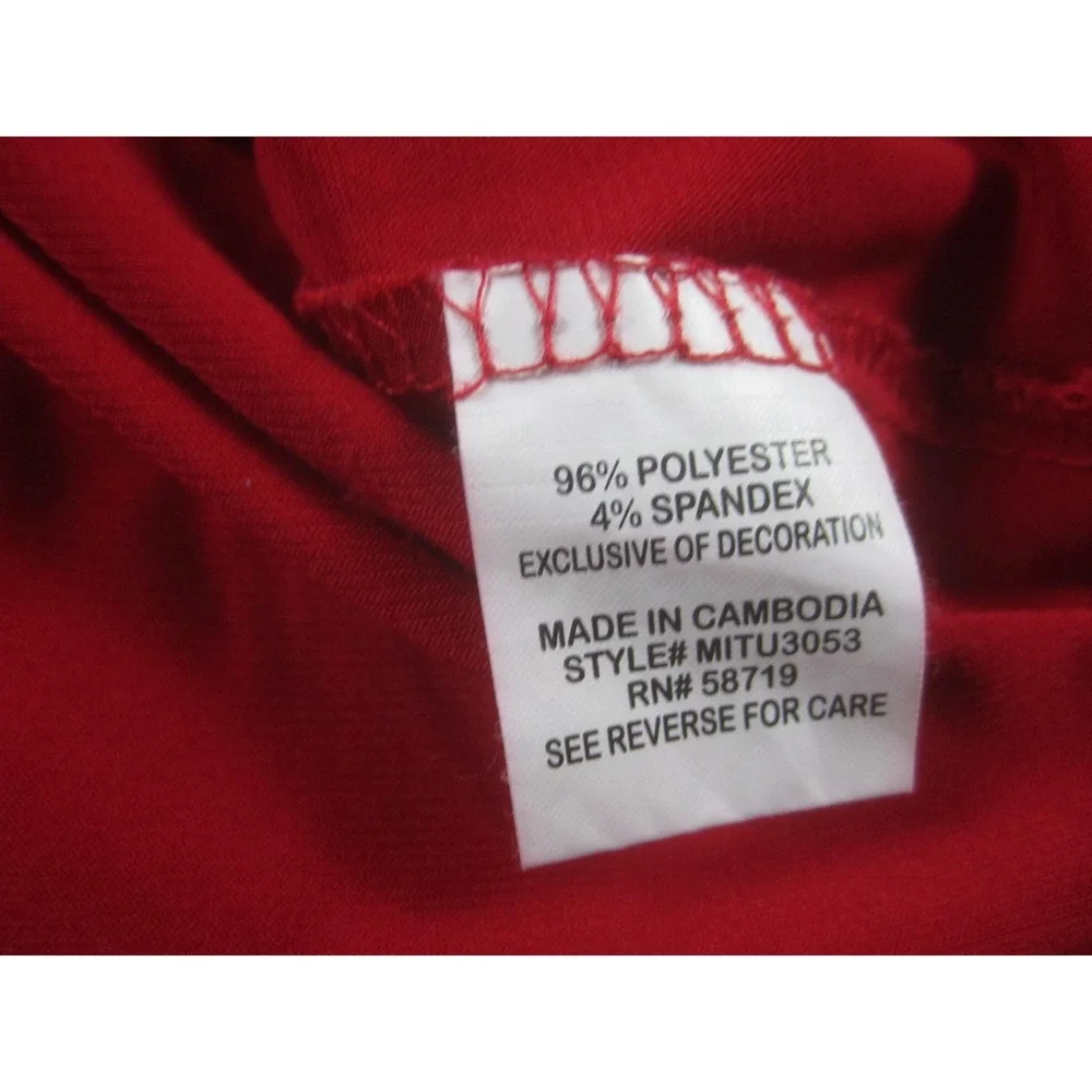 Notations Shirt Womens Medium Red Embellished Beaded Neck Sleeveless‎ Tank Top - Picture 6 of 11